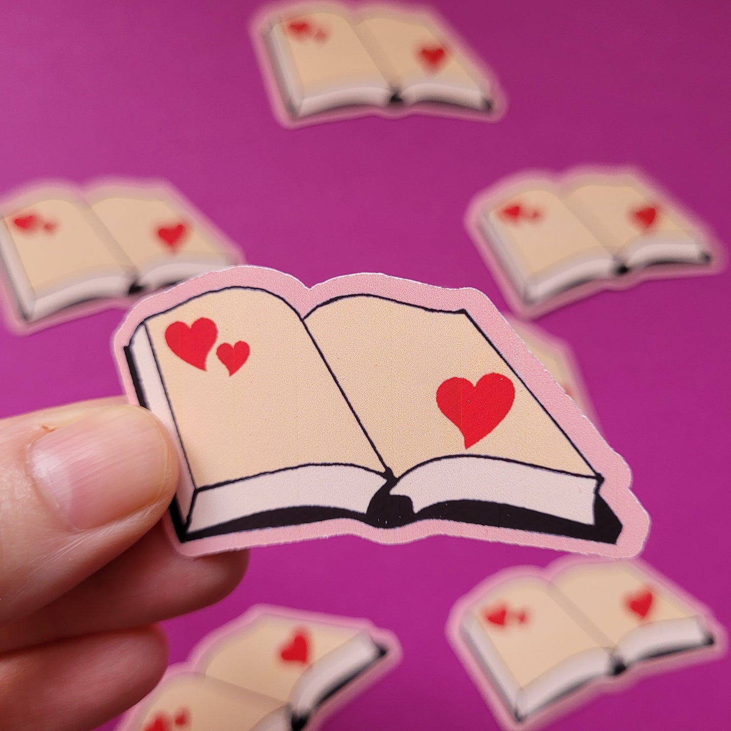 Sticker „Herzensbuch"