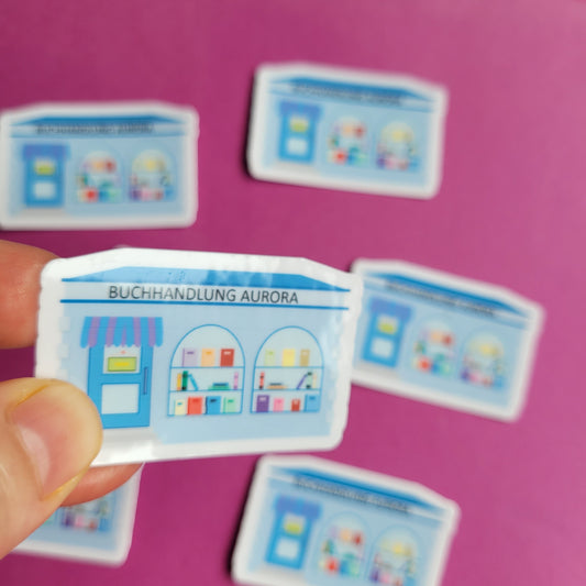 Sticker „Buchhandlung Aurora"