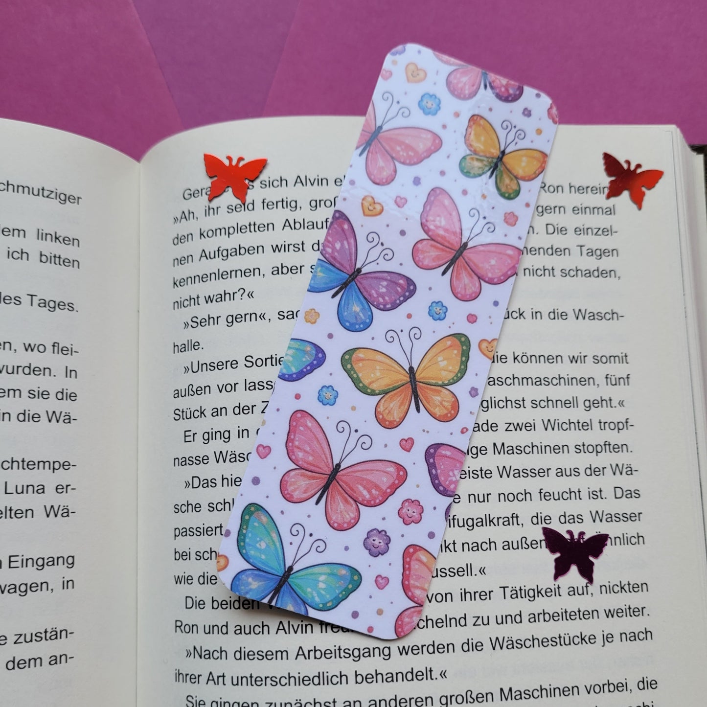 Standard-Lesezeichen „Schmetterlingstanz“ 🦋📚