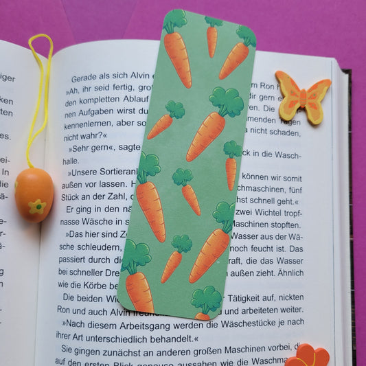 Standard-Lesezeichen „Karotte“ 🥕📚