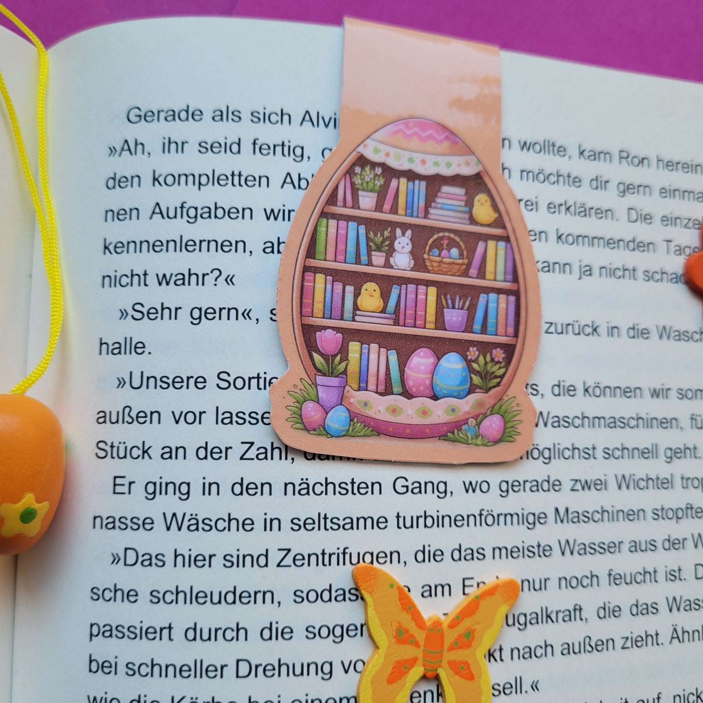 Magnet-Lesezeichen „OsterbücherEi“ 📚🥚