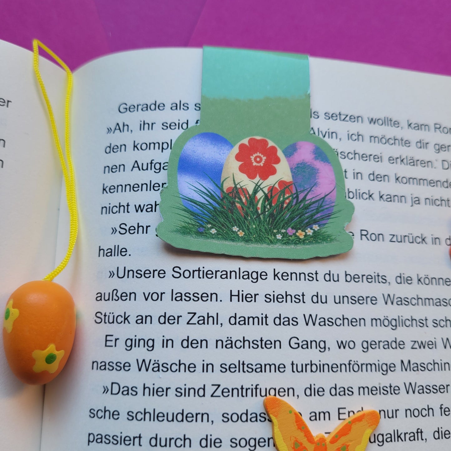 Magnet-Lesezeichen „Ostereier“ 🥚🌸