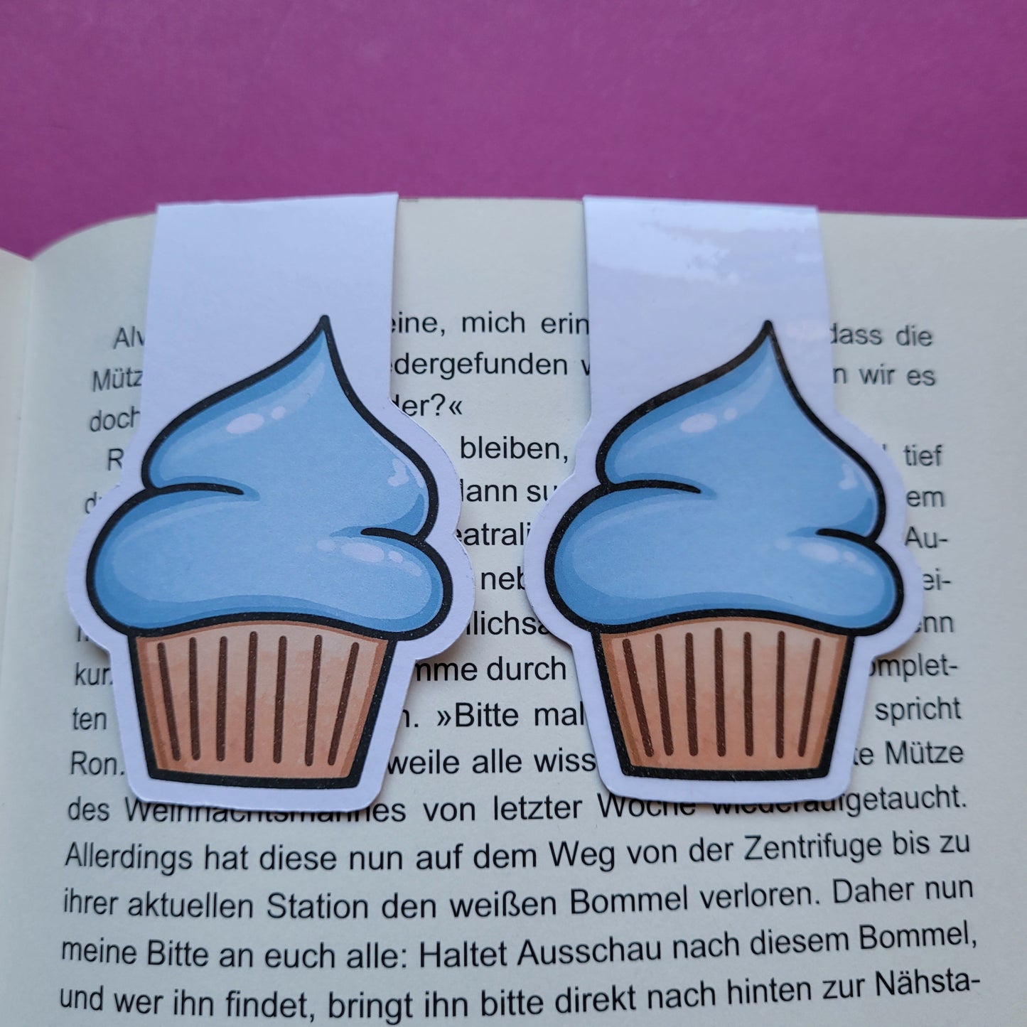 Magnet-Lesezeichen Cupcake
