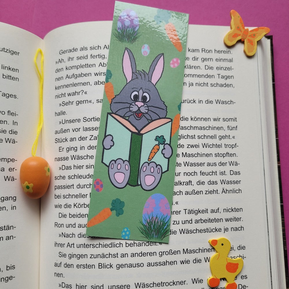 Standard-Lesezeichen „Henry Hase“ 🐰📚