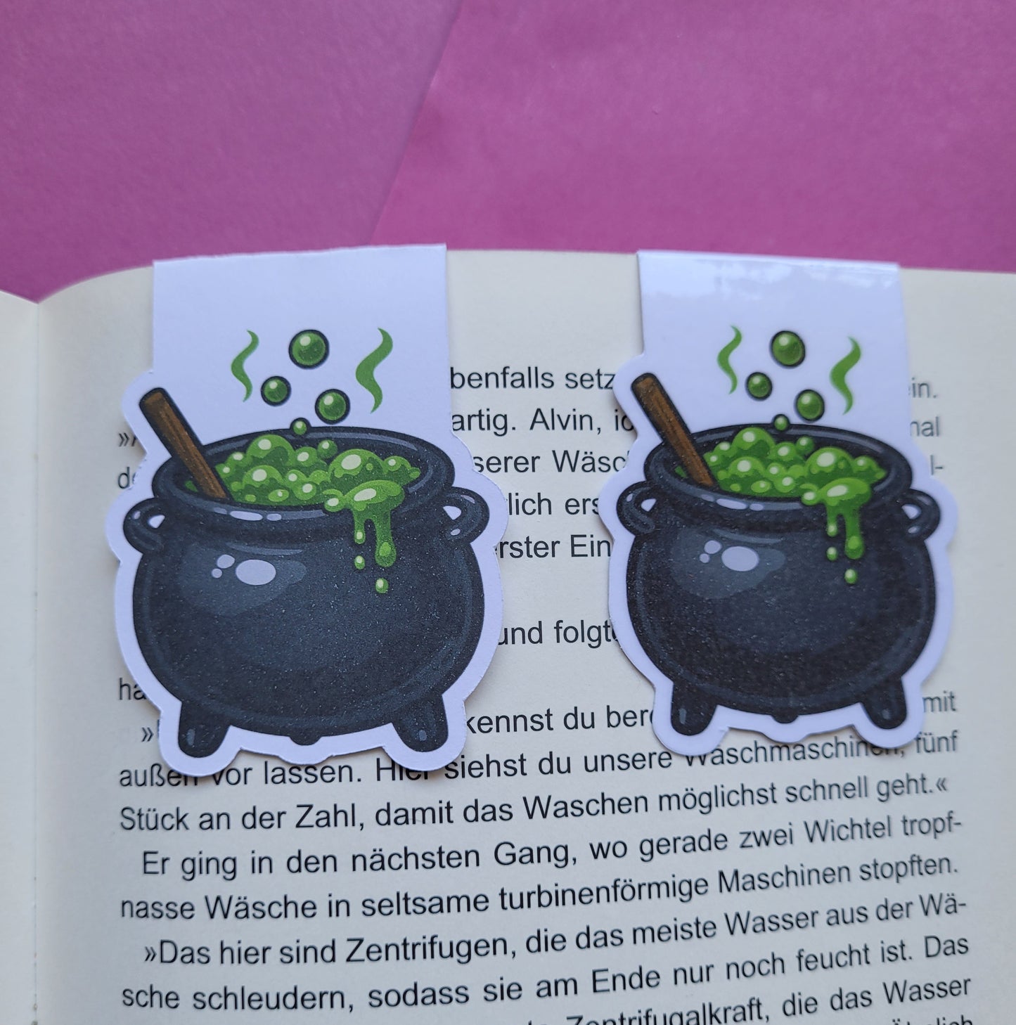 Magnet-Lesezeichen „Hexenkessel“ 🧪✨