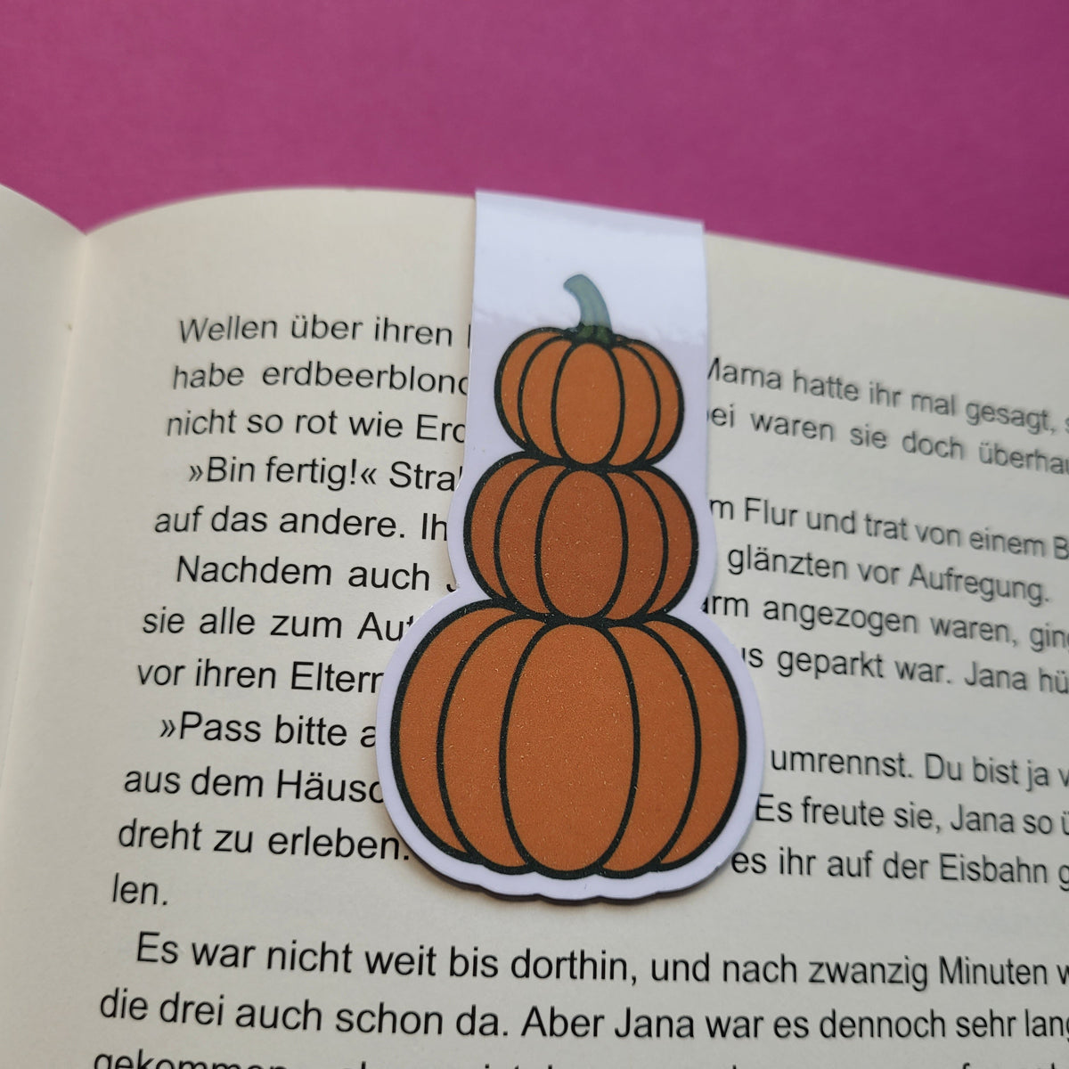 Magnet-lesezeichen Kürbisturm glänzend
