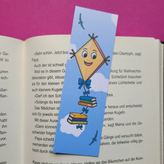 Standard-Lesezeichen "Bücherdrachen"