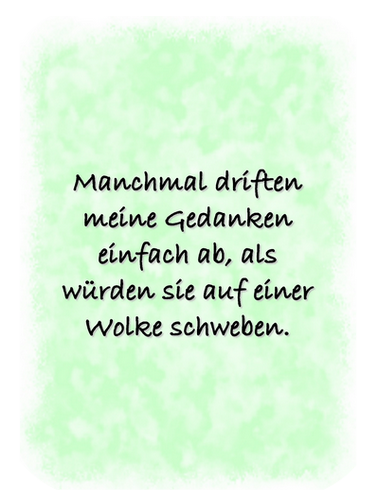 Postkarte A6 »Manchmal driften meine Gedanken ab«