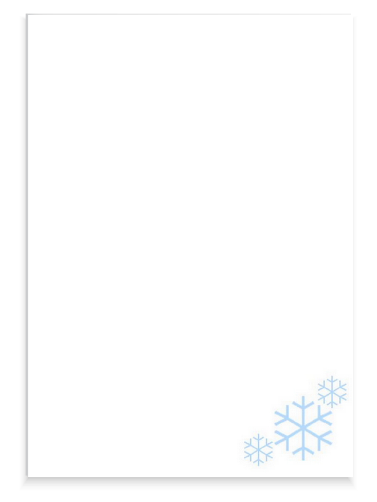 Notizblock A6 »Schneeflocke«
