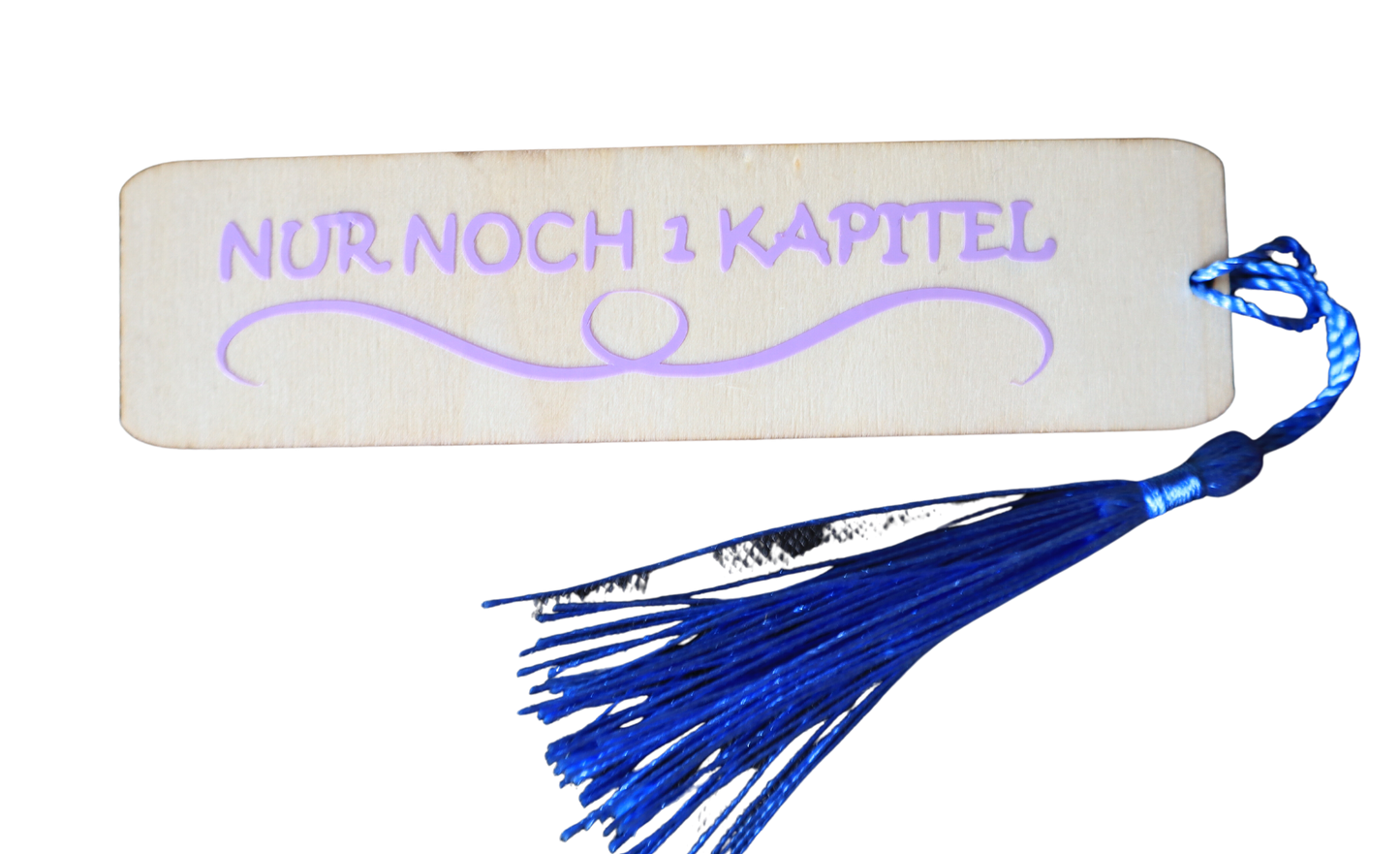 Holz-Lesezeichen "Nur noch 1 Kapitel"