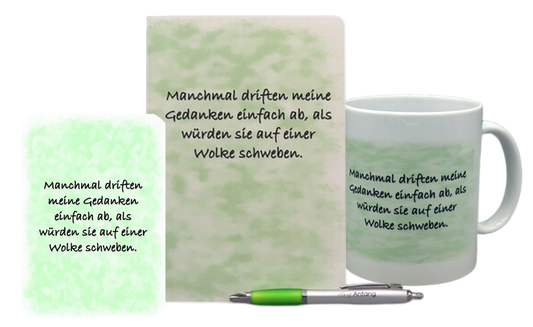Set "Manchmal driften meine Gedanken ab"