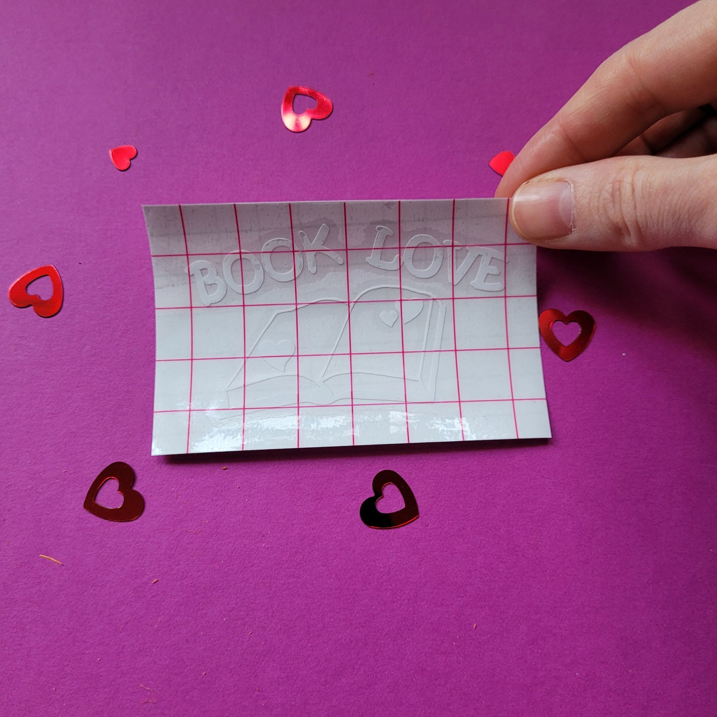 Vinyl-Aufkleber "Book Love"