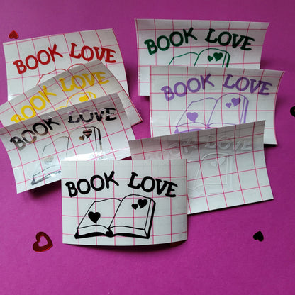 Vinyl-Aufkleber "Book Love"