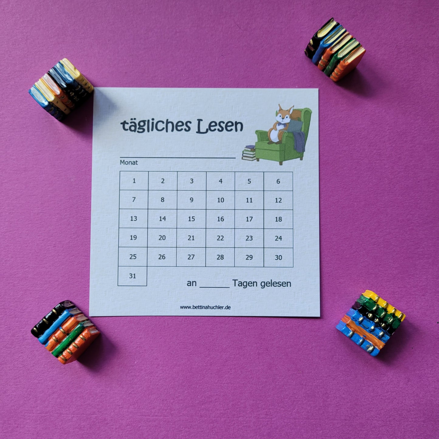 Lesetracker „Lesehörnchen" 🐿