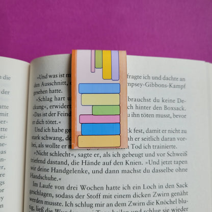 Magnet-Lesezeichen "Bücherregal"