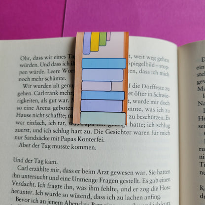 Magnet-Lesezeichen "Bücherregal"