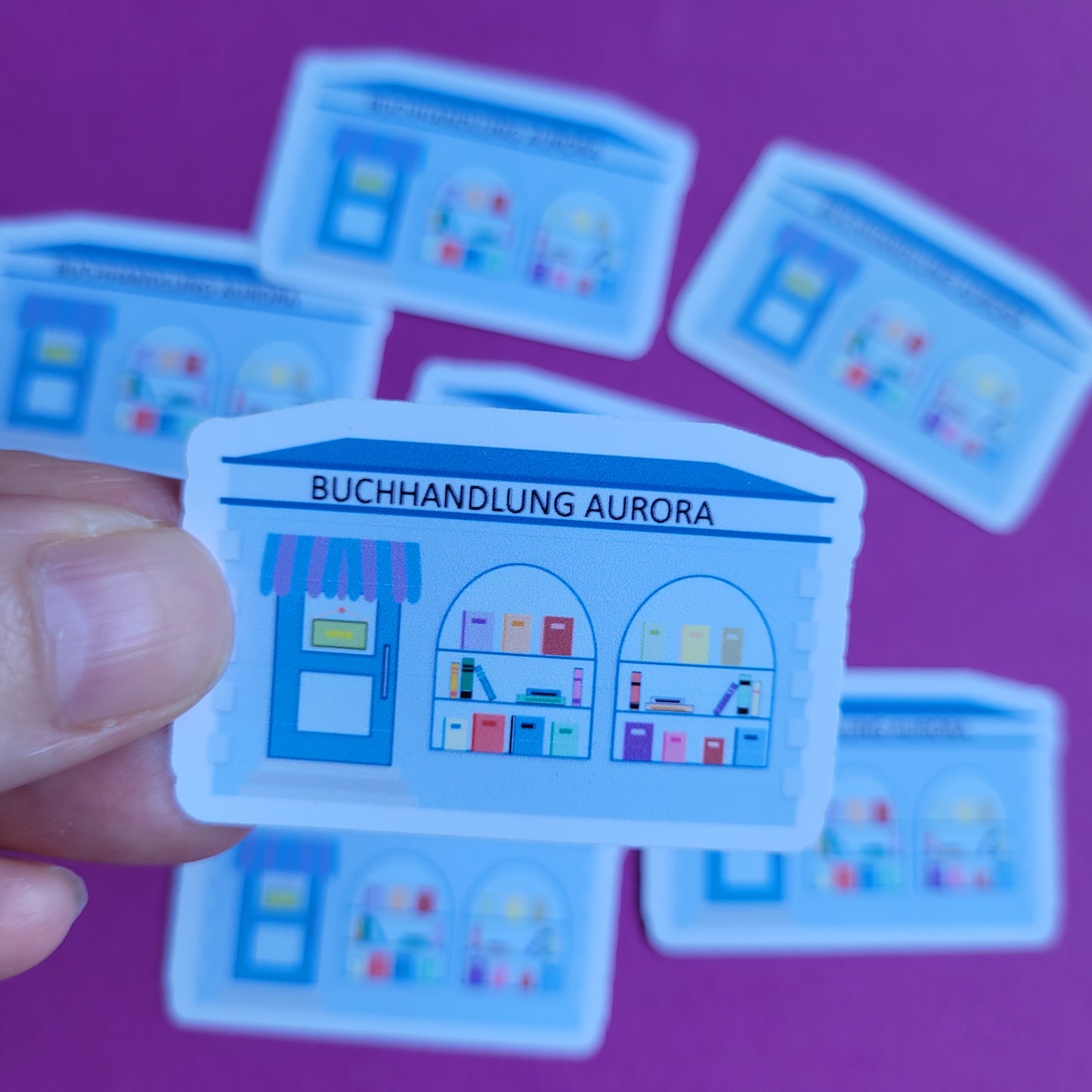 Sticker „Buchhandlung Aurora"