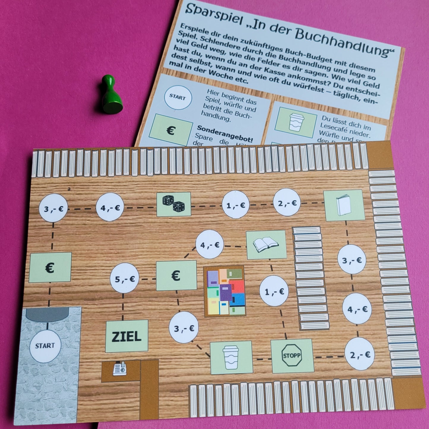 Sparspiel "In der Buchhandlung"