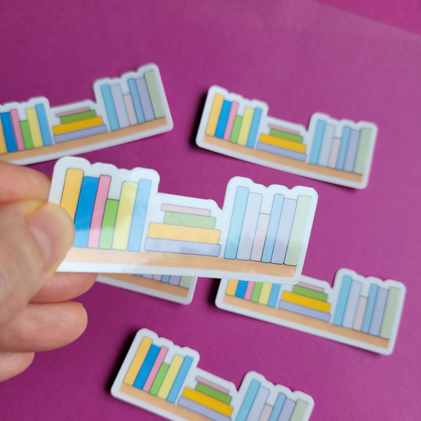 Sticker „Bücherregal"