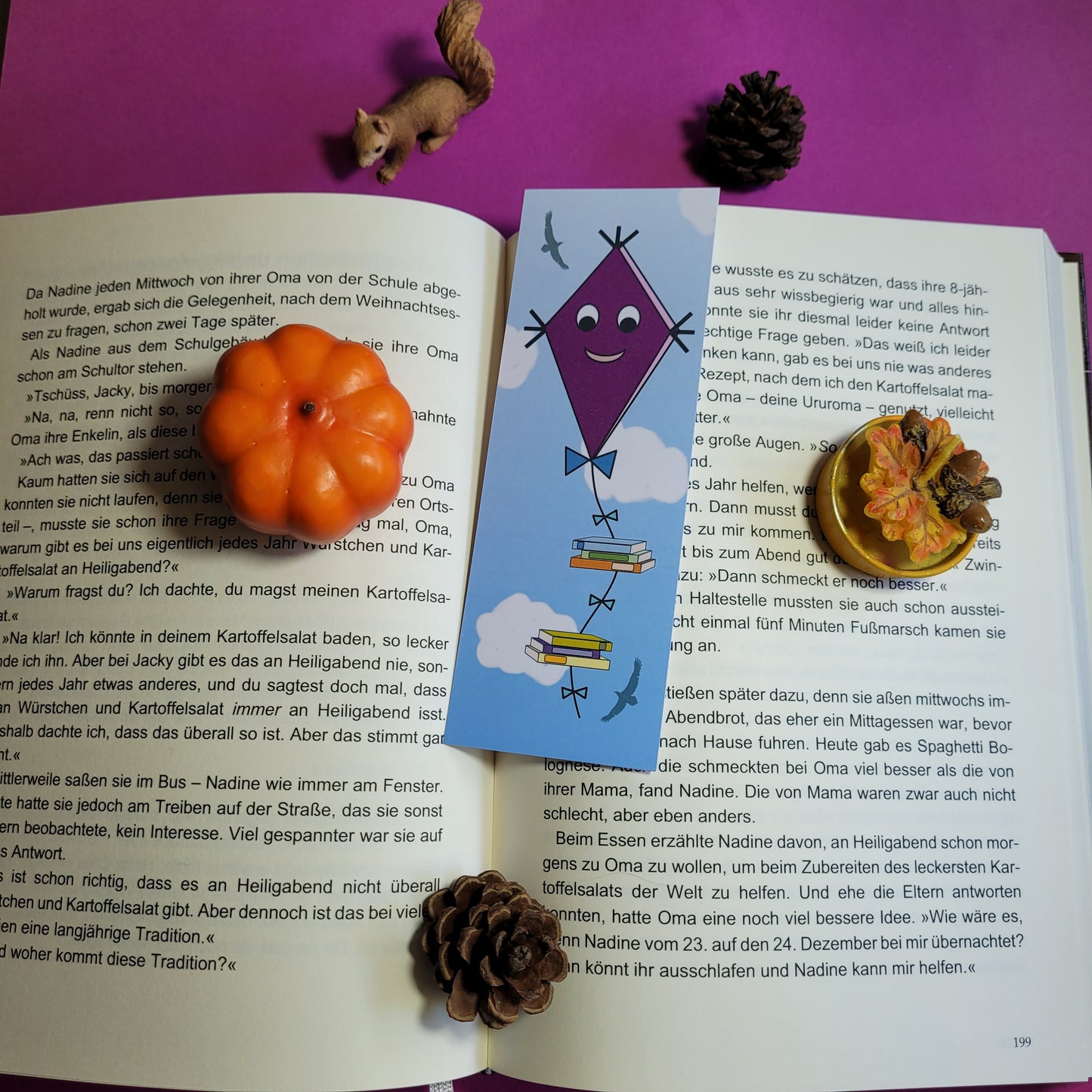 Standard-Lesezeichen "Bücherdrachen"