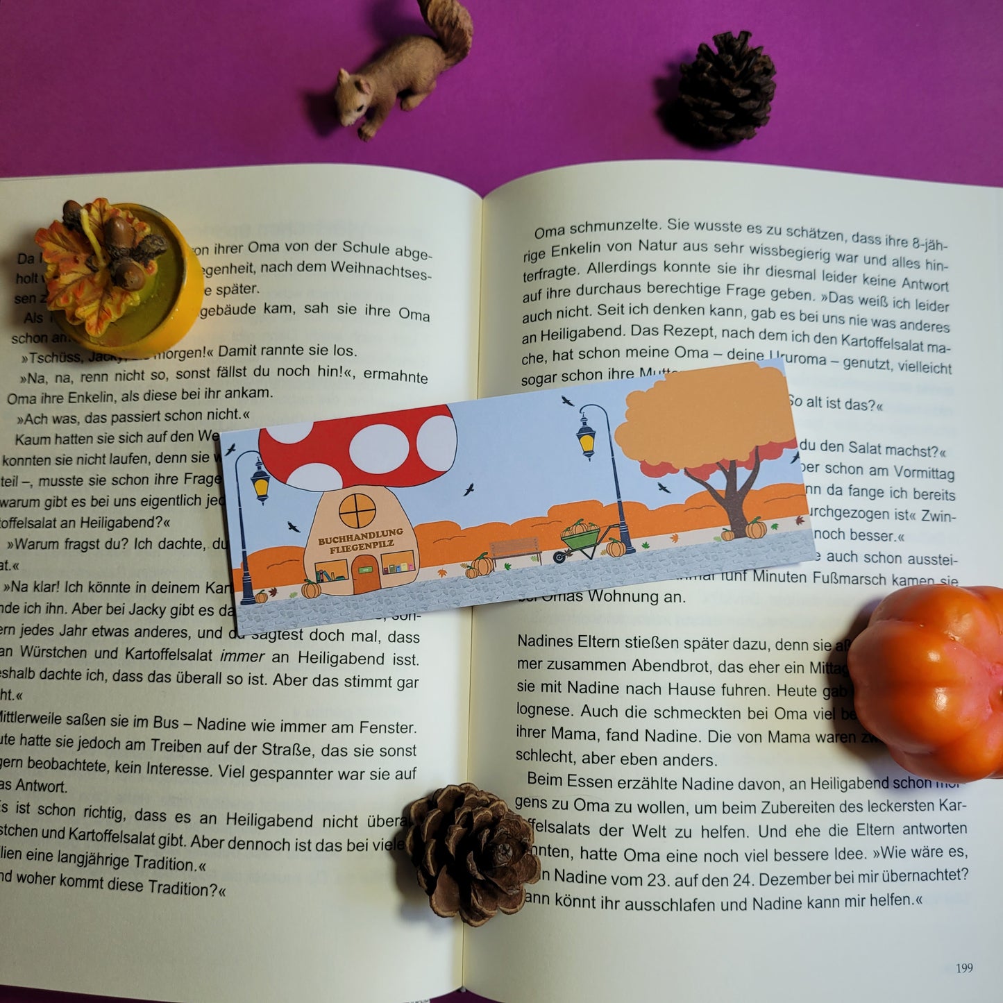 Standard-Lesezeichen "Buchhandlung Fliegenpilz"