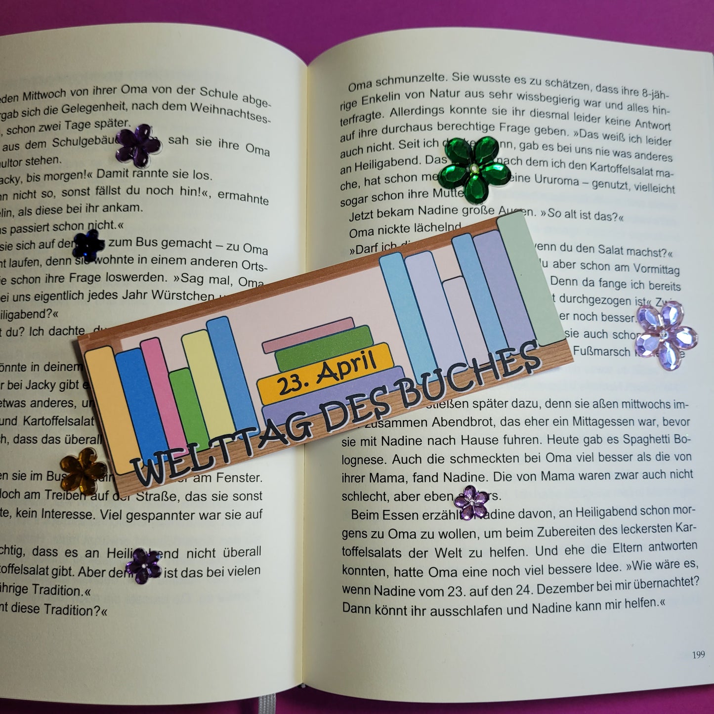 Standard-Lesezeichen "Welttag des Buches"