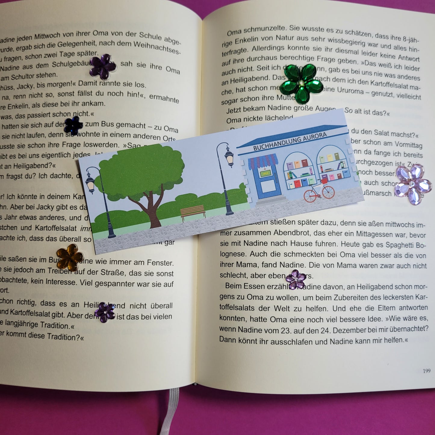Standard-Lesezeichen "Buchhandlung Aurora"