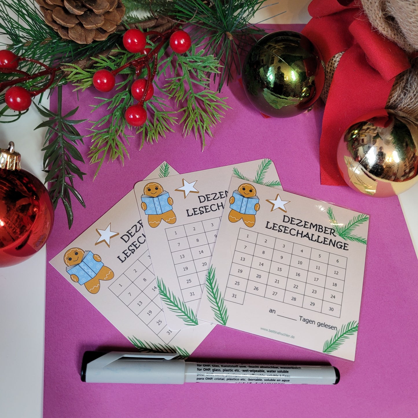 Lesetracker „Dezember Lesechallenge" 🎄