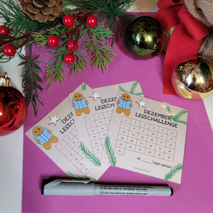 Lesetracker „Dezember Lesechallenge" 🎄