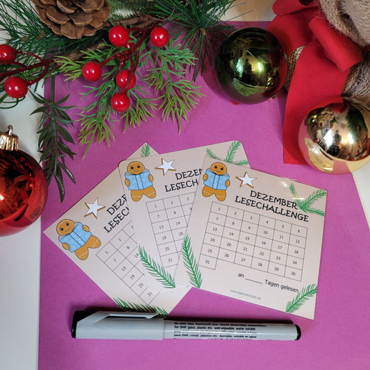 Lesetracker „Dezember Lesechallenge" 🎄