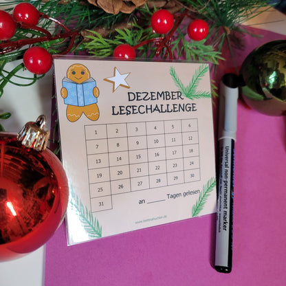 Lesetracker „Dezember Lesechallenge" 🎄