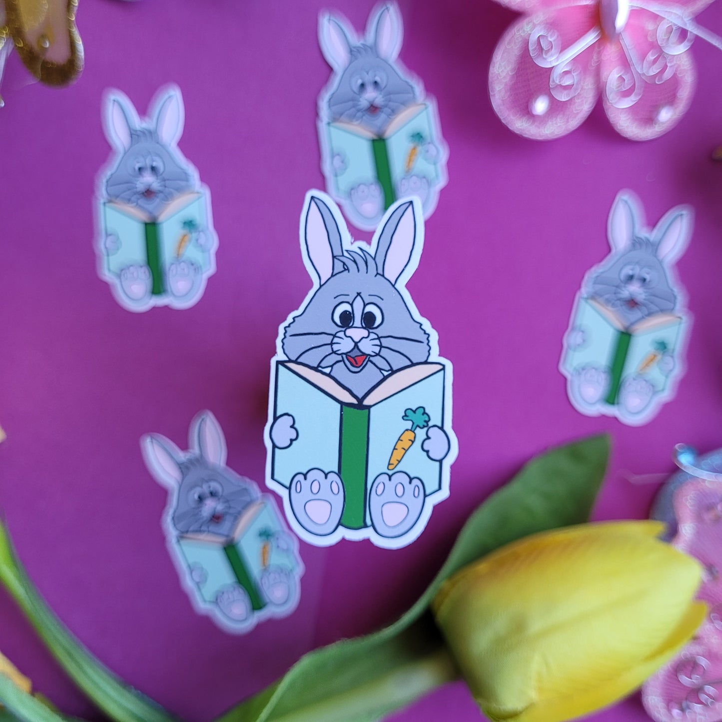 Sticker „Henry Hase“ 🐰📚