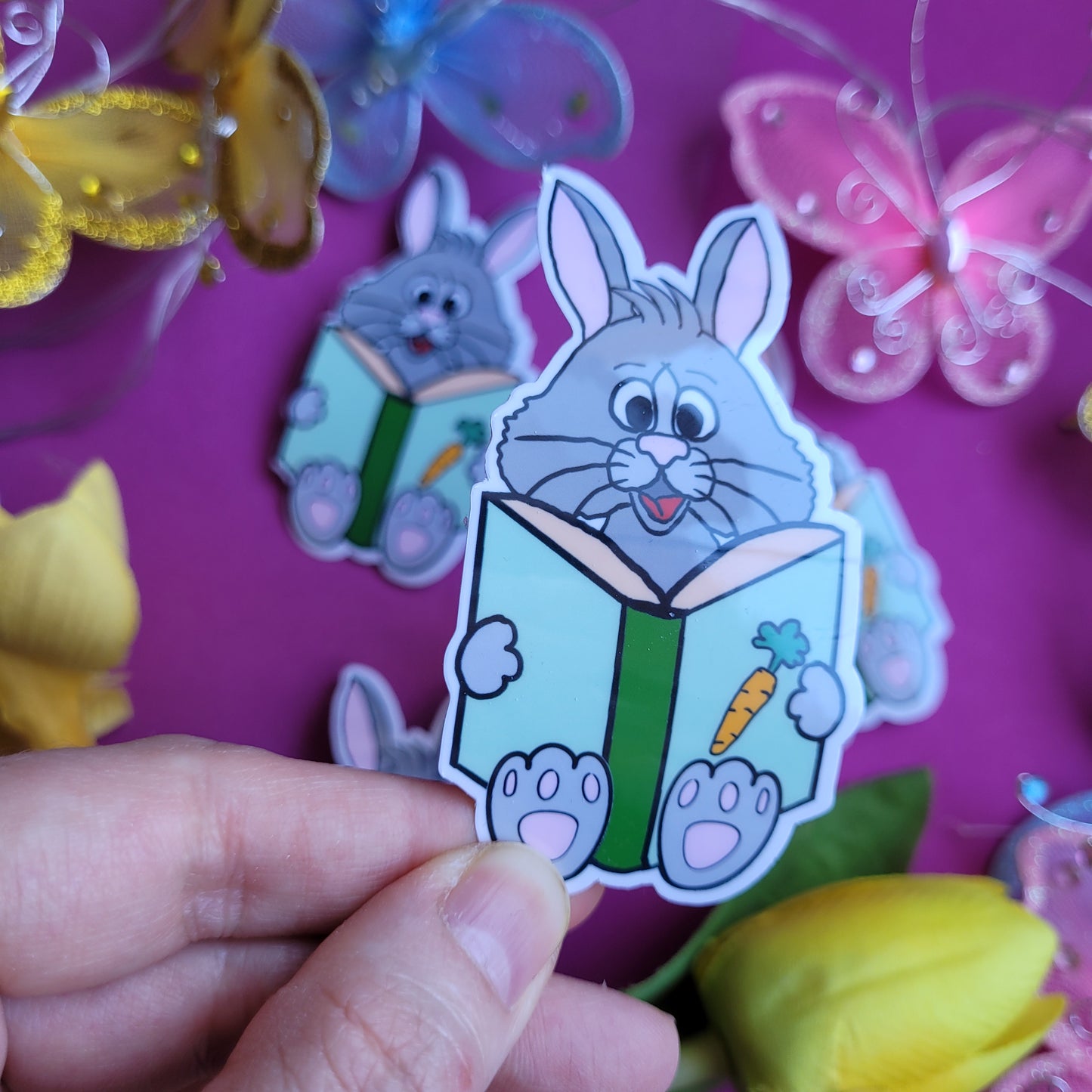 Sticker „Henry Hase“ 🐰📚