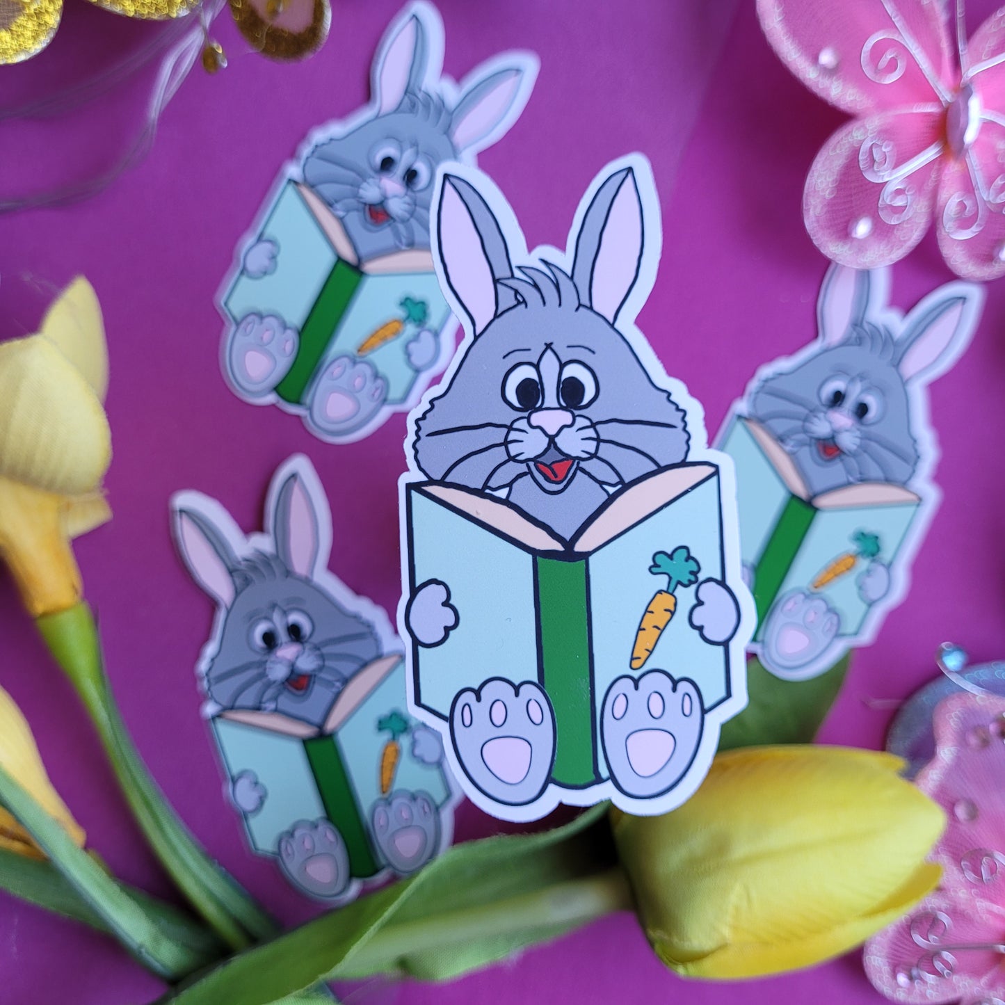 Sticker „Henry Hase“ 🐰📚