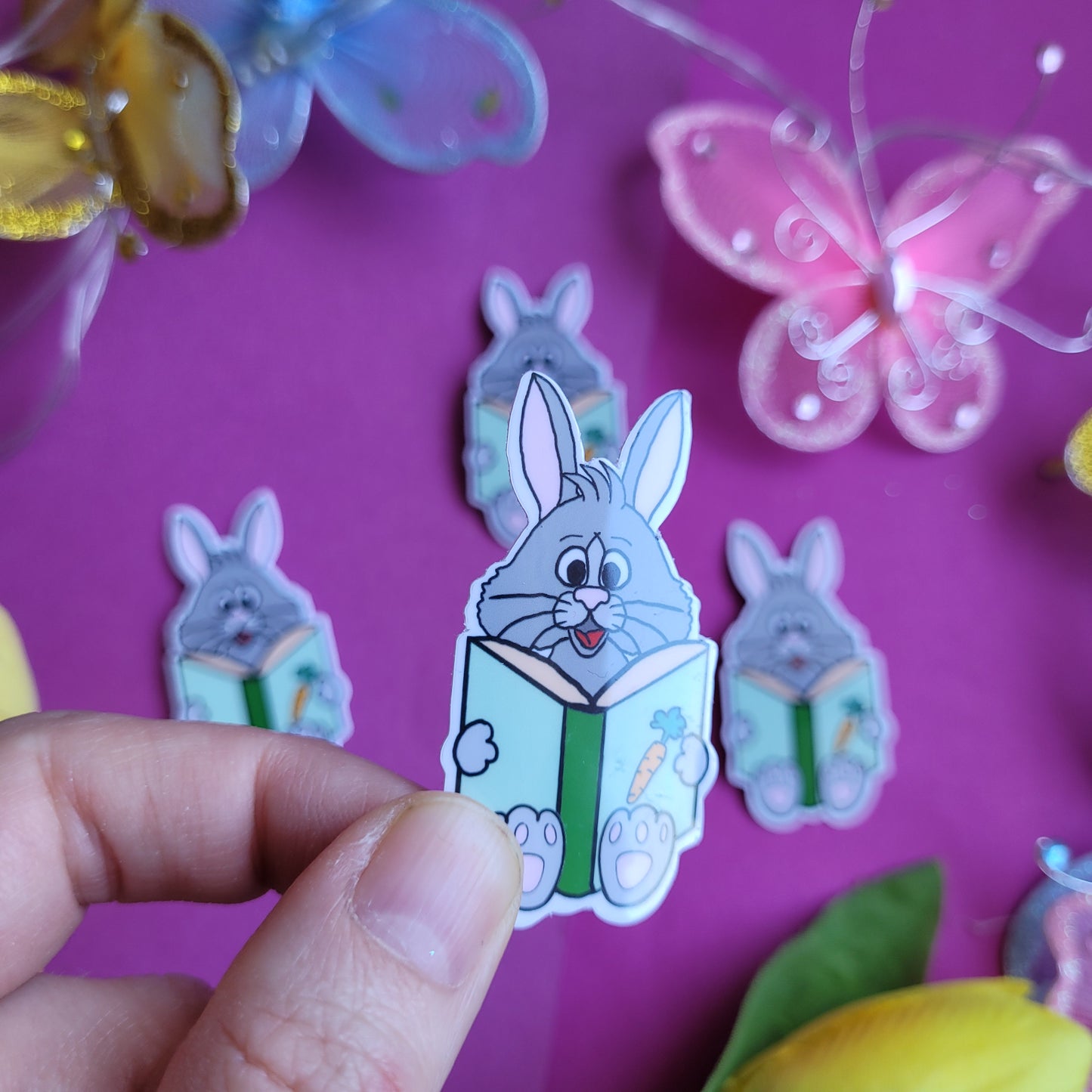 Sticker „Henry Hase“ 🐰📚