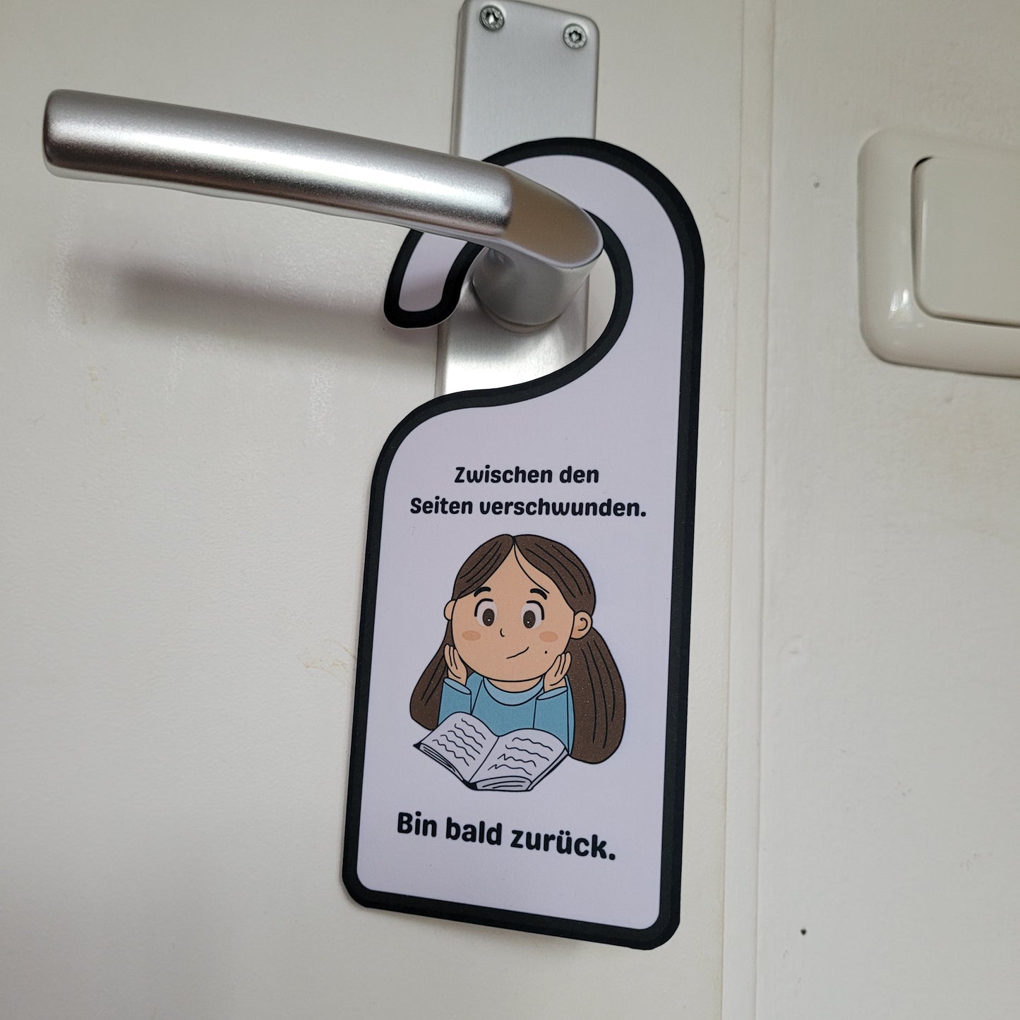 Türschild „Lesende Kinder" 🧒👧