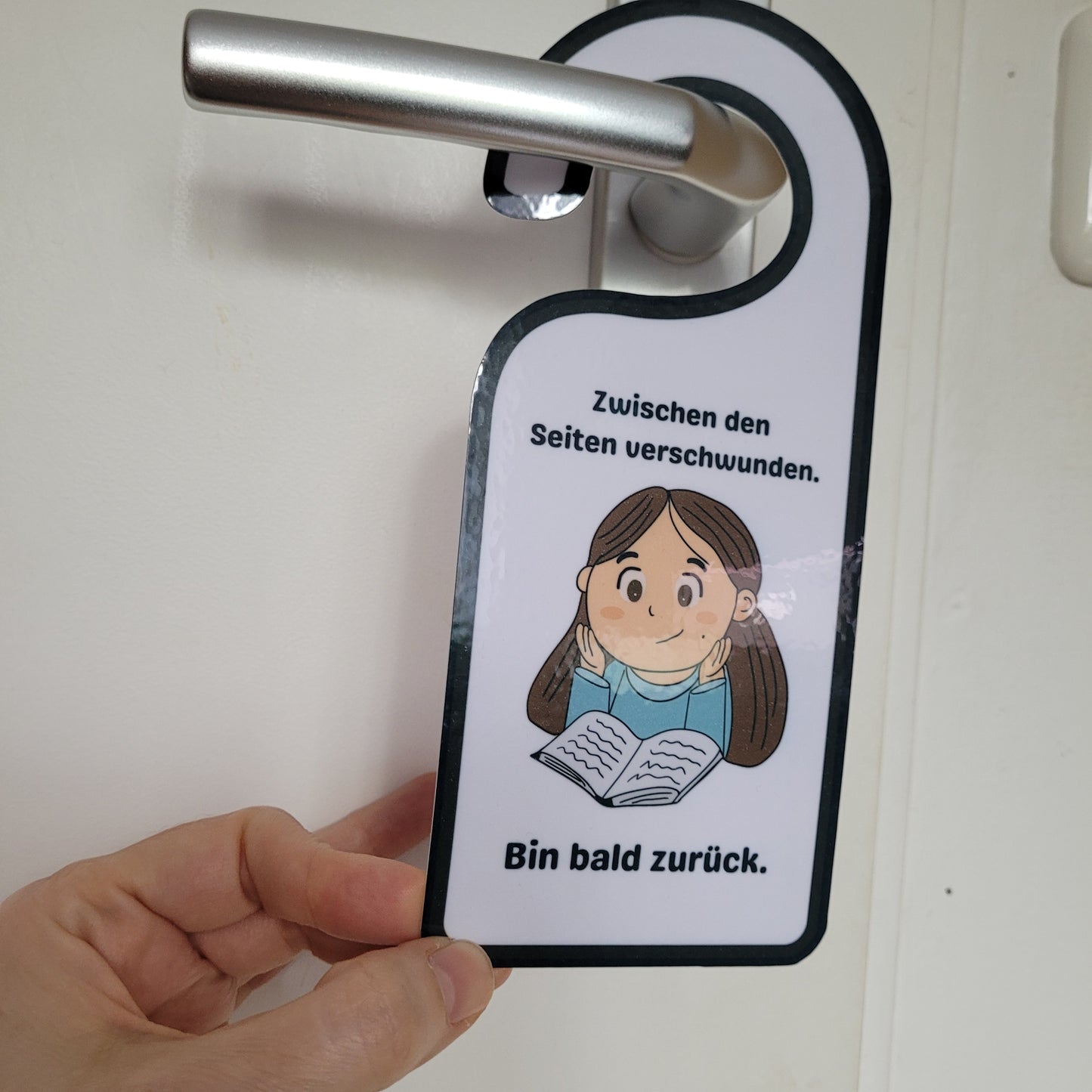 Türschild „Lesende Kinder" 🧒👧
