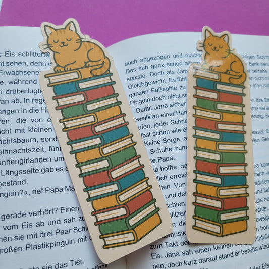 Form-Lesezeichen „Diablo“ - Ein wahrer Herzenskater begleitet deine Lesestunden 🐈📚🤎✨