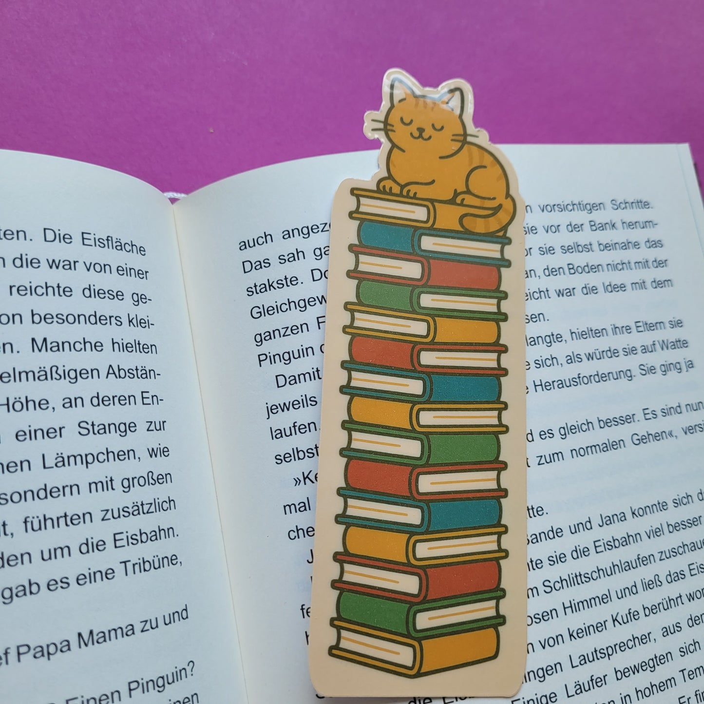 Form-Lesezeichen „Diablo“ - Ein wahrer Herzenskater begleitet deine Lesestunden 🐈📚🤎✨