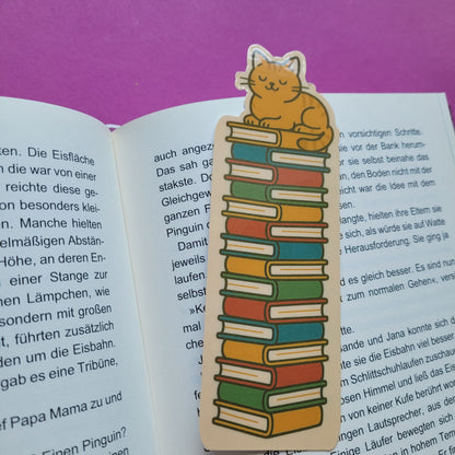 Form-Lesezeichen „Diablo“ - Ein wahrer Herzenskater begleitet deine Lesestunden 🐈📚🤎✨
