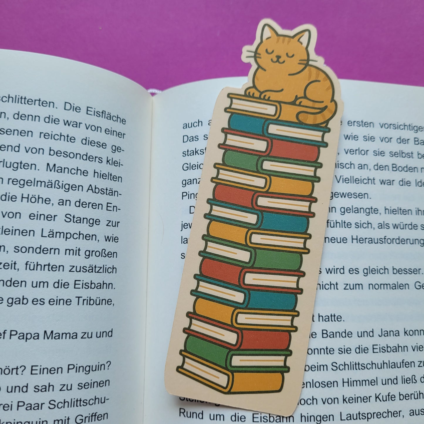 Form-Lesezeichen „Diablo“ - Ein wahrer Herzenskater begleitet deine Lesestunden 🐈📚🤎✨
