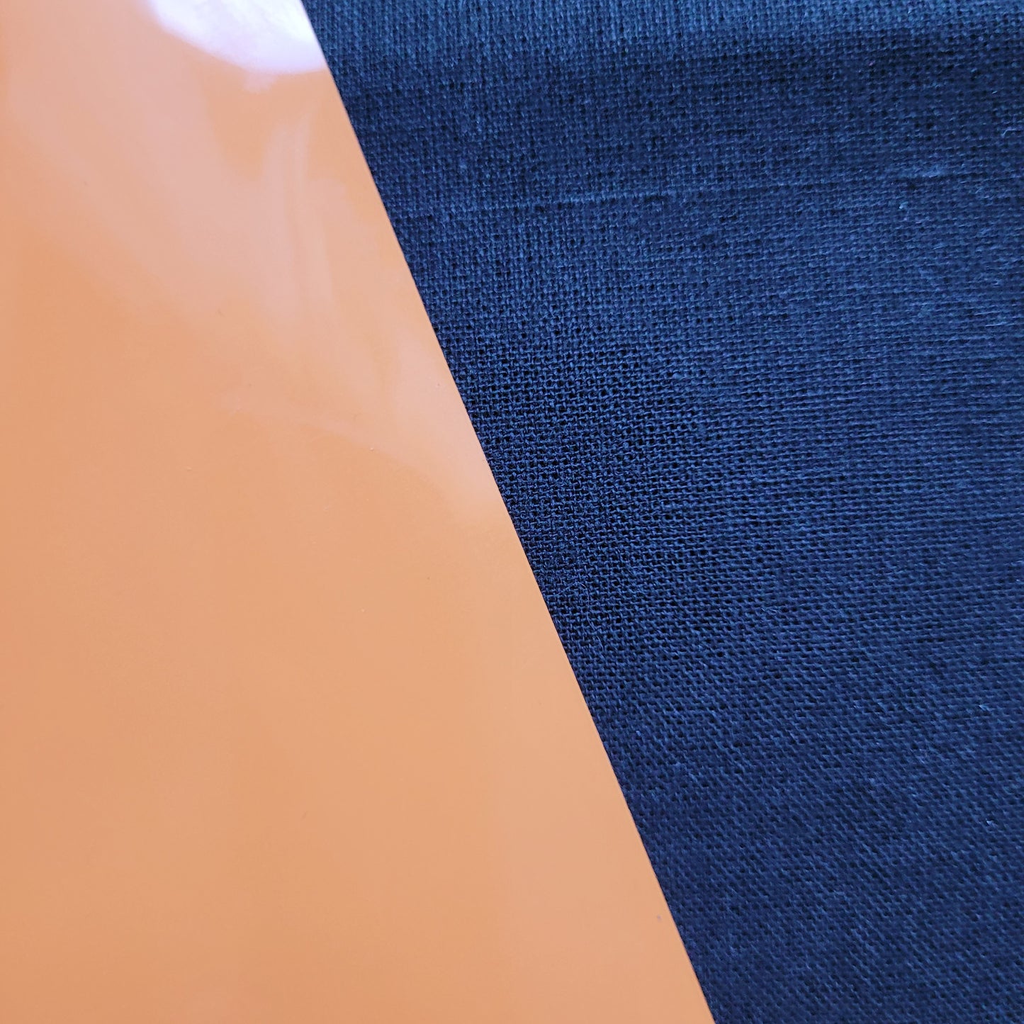 Buchbeutel Lesepause schwarz orange