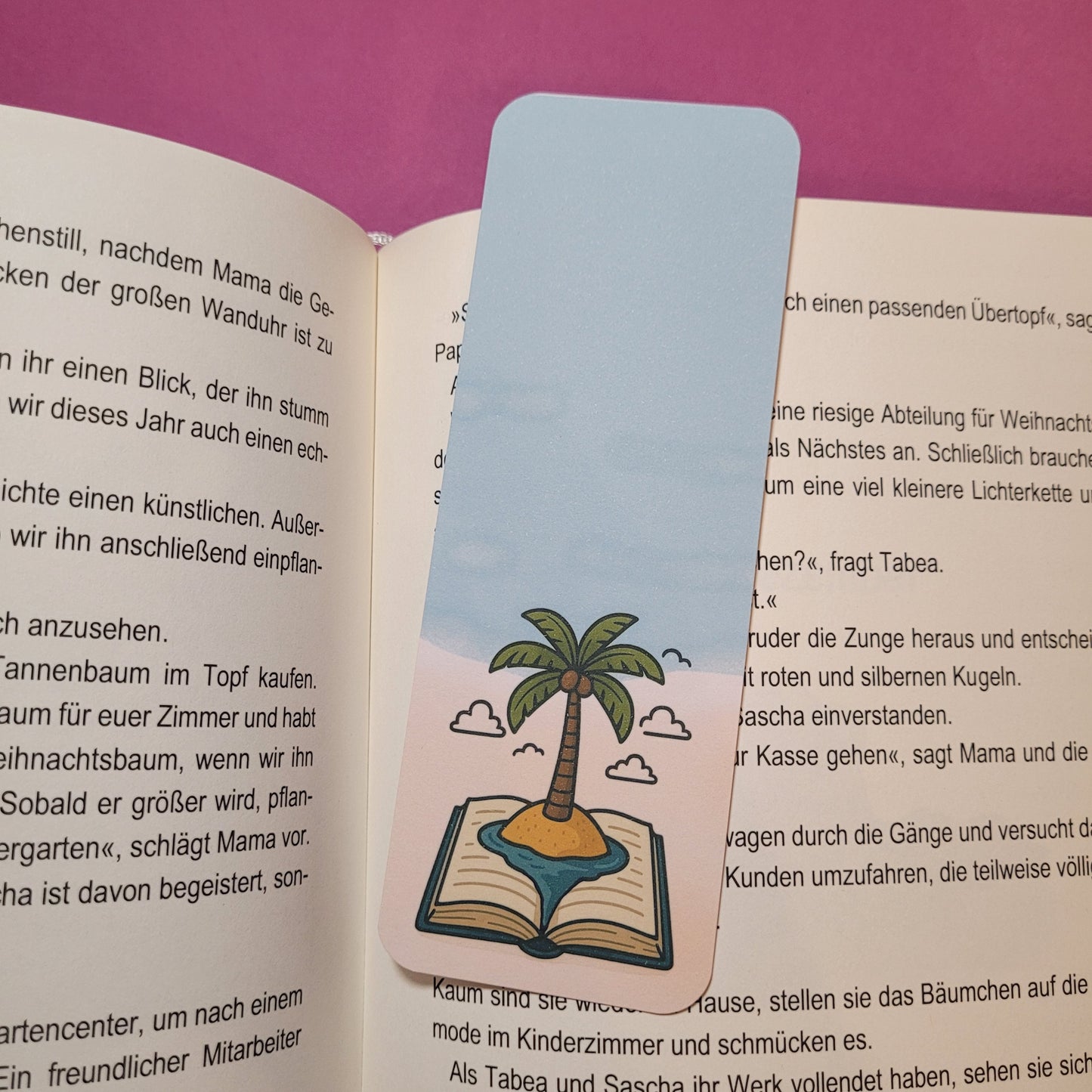 Standard-Lesezeichen „Leseinsel“ - Dein Urlaubsziel zwischen den Buchseiten 🏝️📚☀️✨