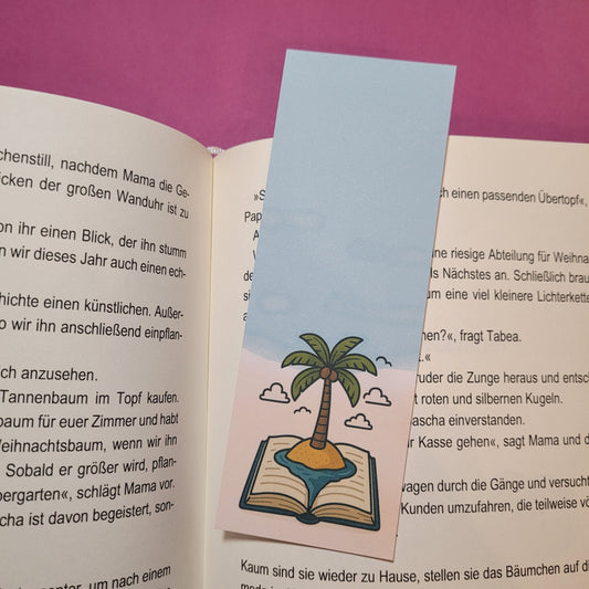 Standard-Lesezeichen „Leseinsel“ - Dein Urlaubsziel zwischen den Buchseiten 🏝️📚☀️✨