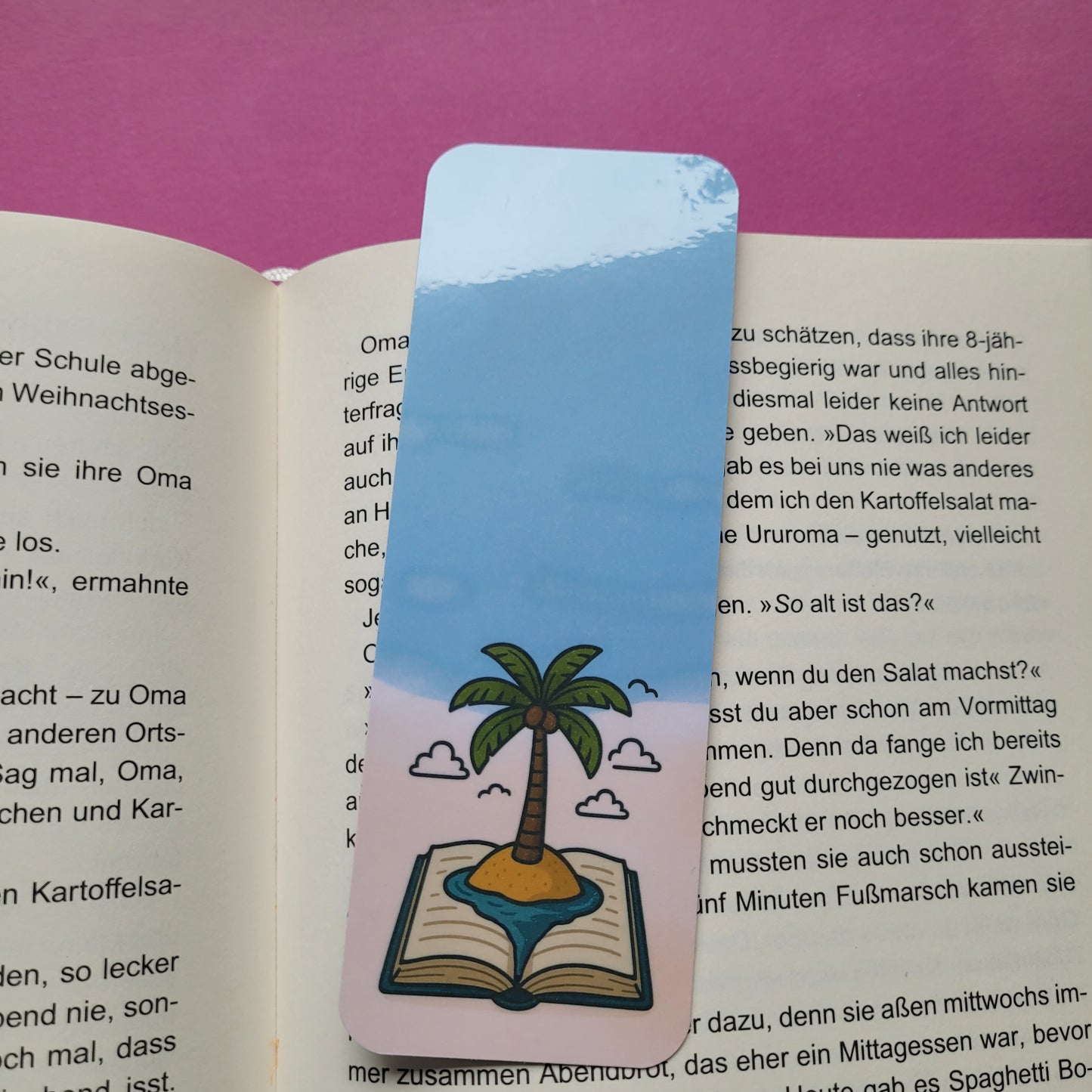 Standard-Lesezeichen „Leseinsel“ - Dein Urlaubsziel zwischen den Buchseiten 🏝️📚☀️✨