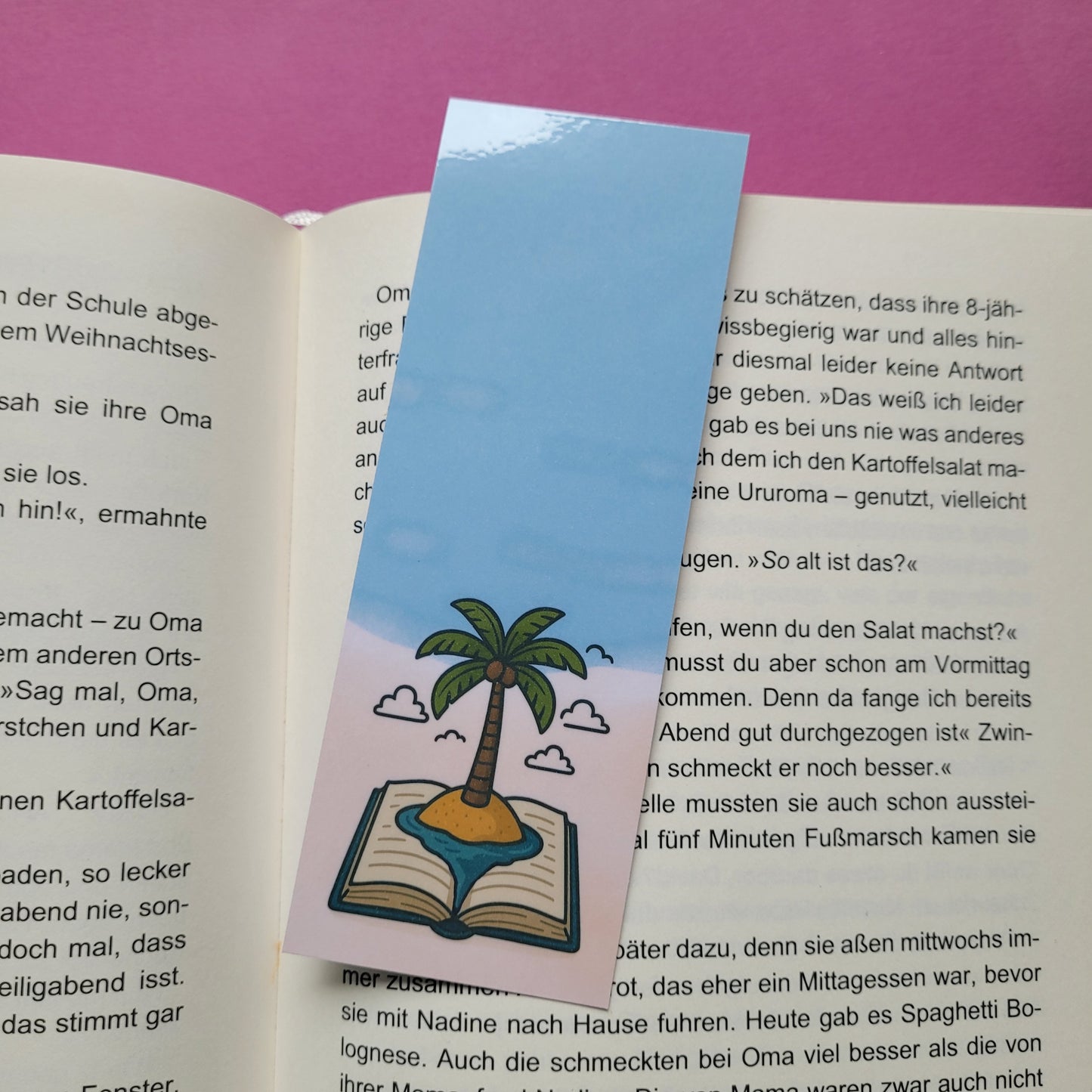 Standard-Lesezeichen „Leseinsel“ - Dein Urlaubsziel zwischen den Buchseiten 🏝️📚☀️✨
