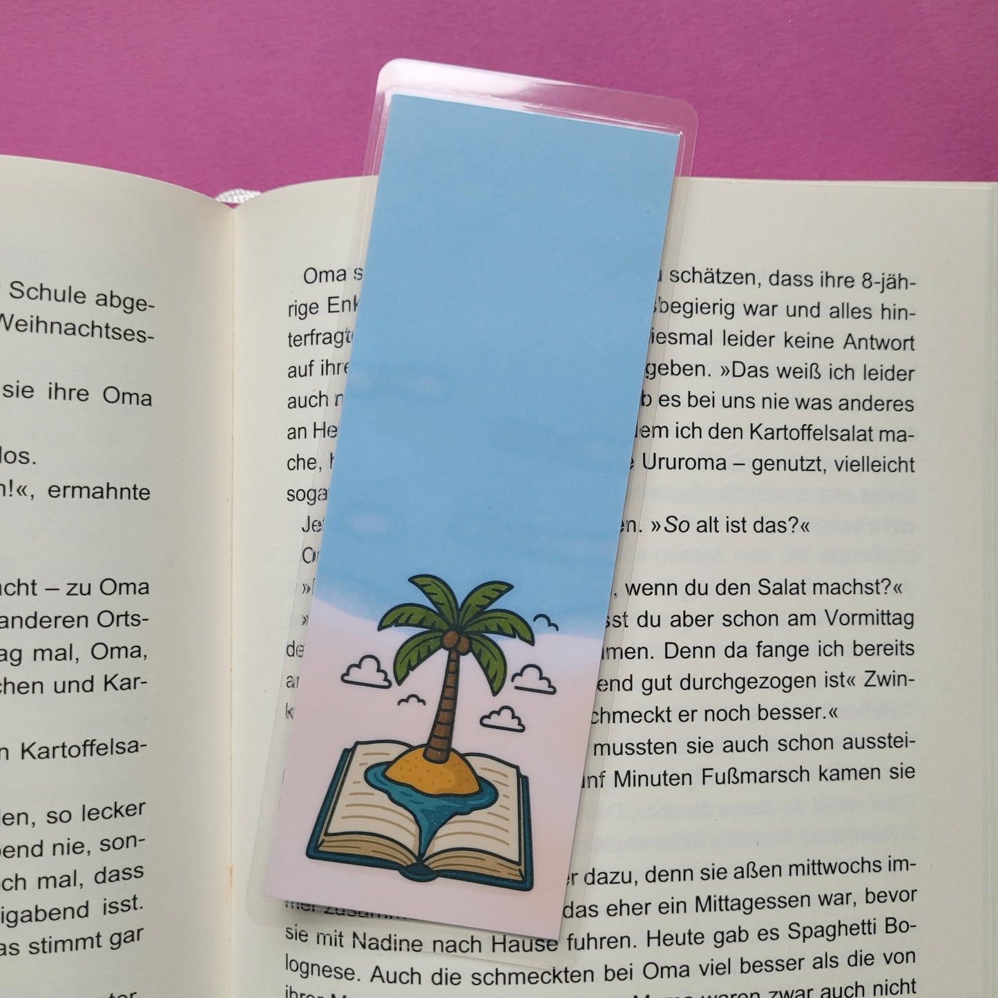 Standard-Lesezeichen „Leseinsel“ - Dein Urlaubsziel zwischen den Buchseiten 🏝️📚☀️✨