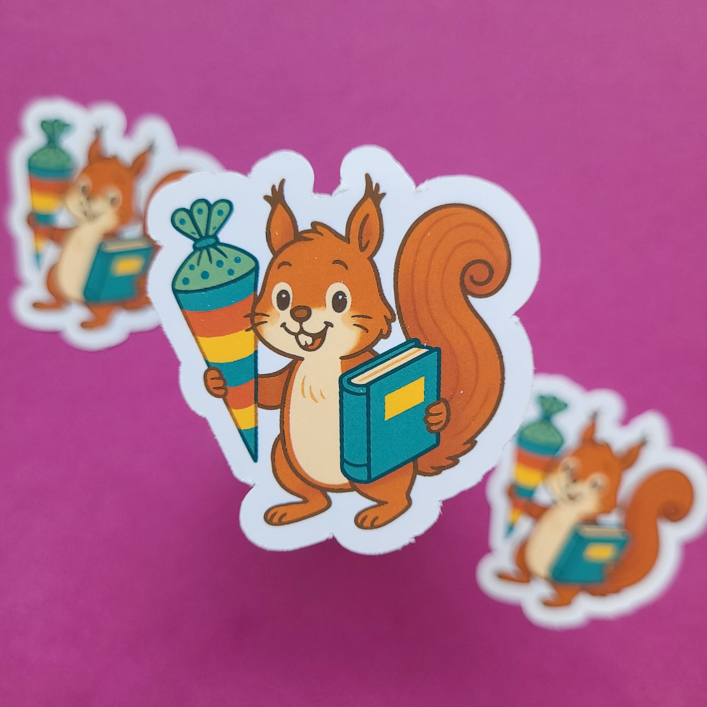 Sticker „Schulhörnchen"