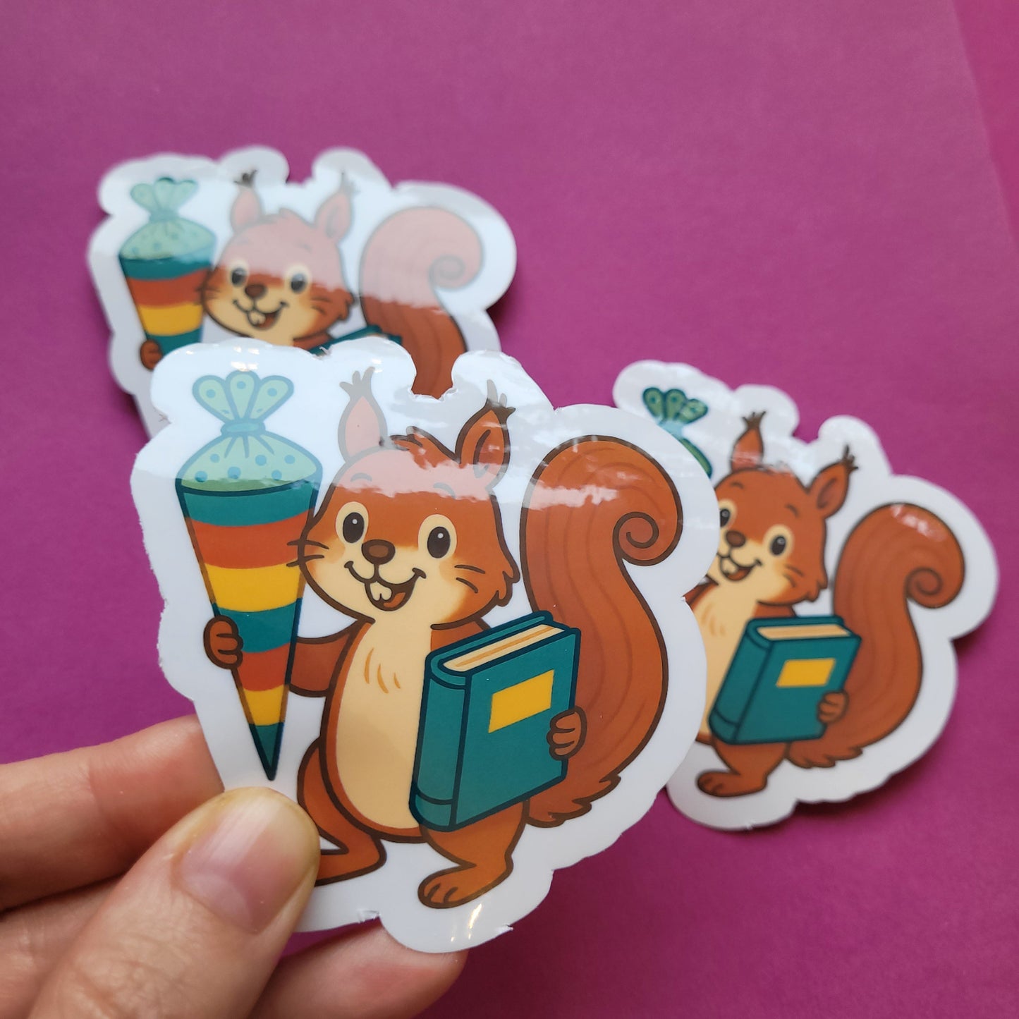 Sticker „Schulhörnchen"