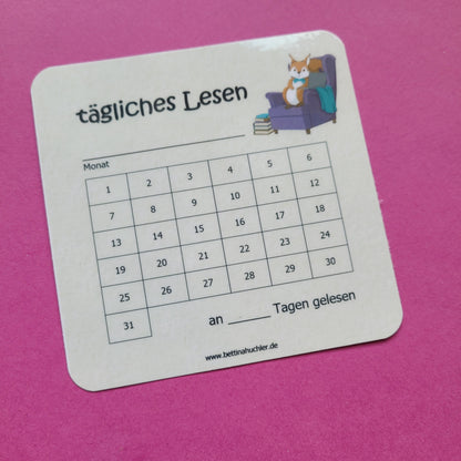 Lesetracker „Lesehörnchen" 🐿